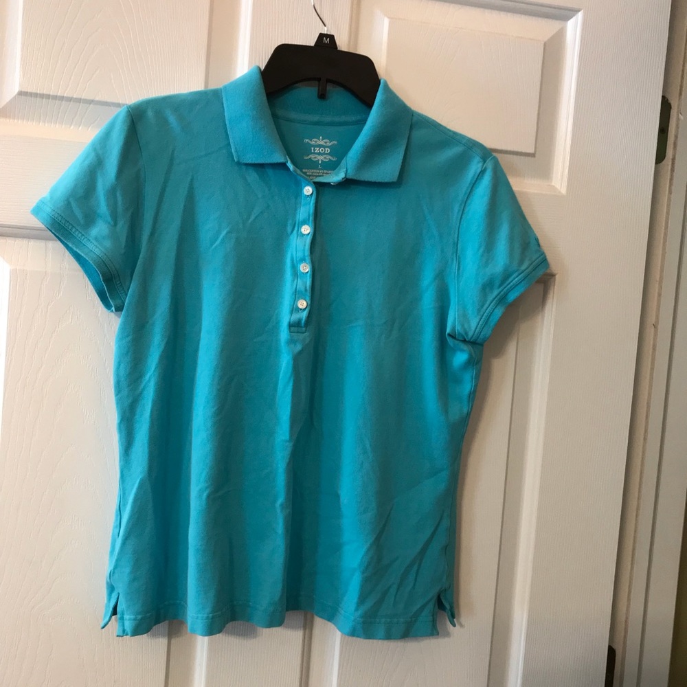 Bright Blue Izod Polo 👕🏌🏿‍♀️